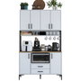 Hanah Home Gabinete Multipropósito Blanco y Nuez JE169 - 3260